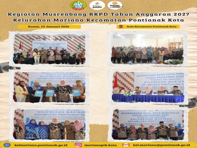 Musrenbang Kelurahan Mariana Tahun 2026 / RKPD Anggaran 2027